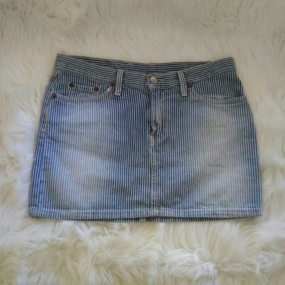 Vtg LUCKY BRAND DENIM SKIRT